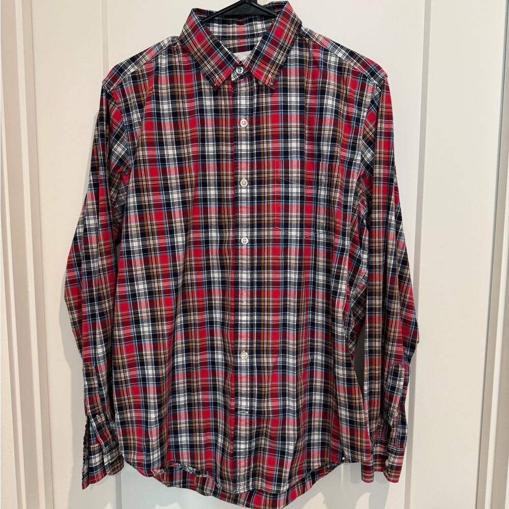 GAP Men's Multicolor Plaid Button Down Shirt